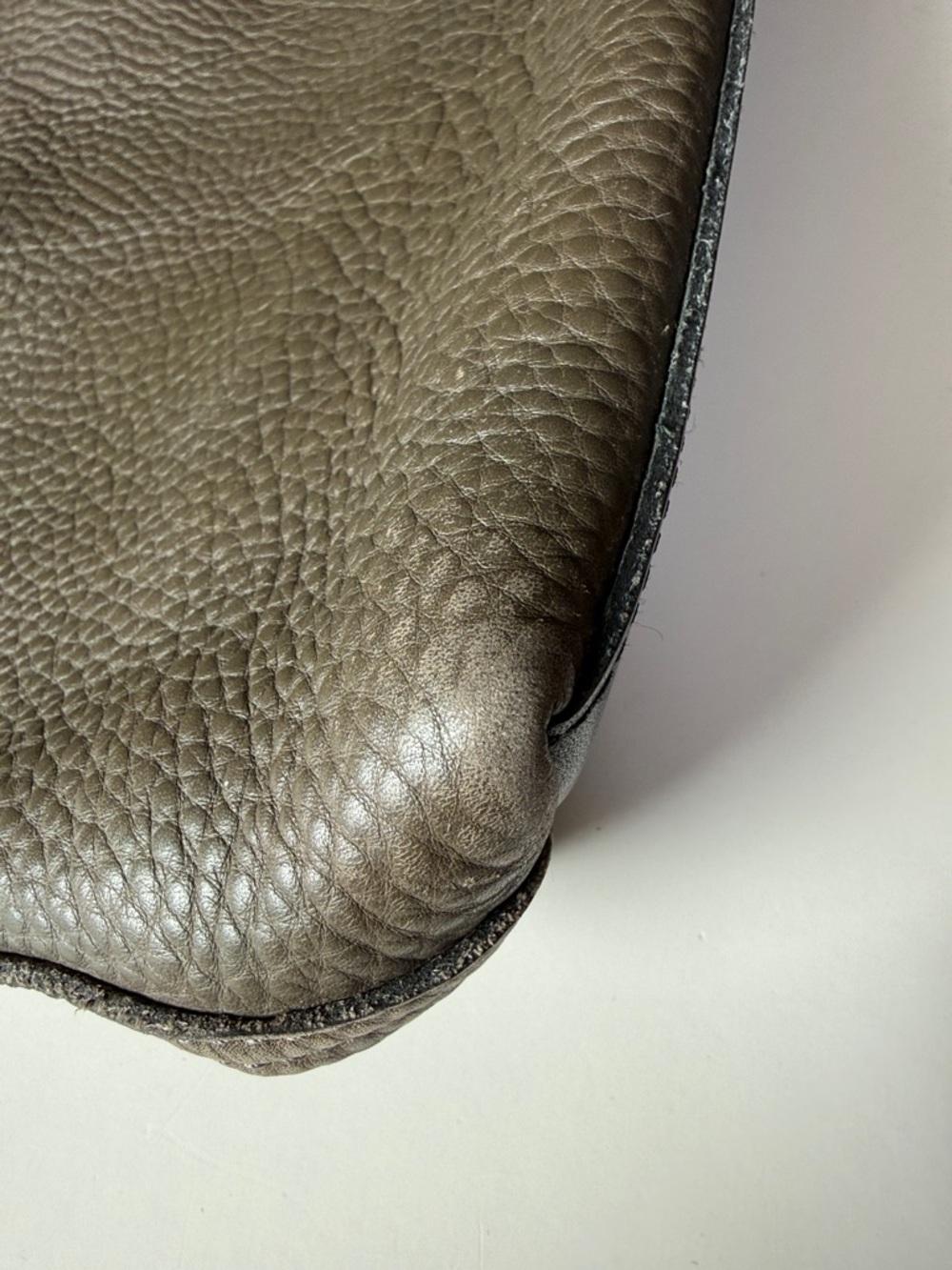 Madewell Pebbled Leather Transport Mini Convertible Shoulder Bag - Gray/Black - Picture 4 of 16